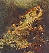 Rembrandt van rijn The abduction of Proserpina Spain oil painting artist